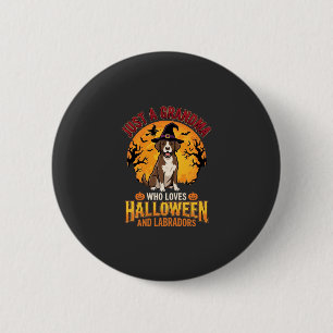 Labrador Halloween Grandma Dog Design_1 6 Cm Round Badge