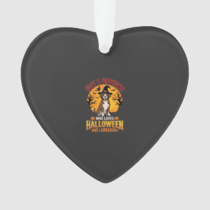 Labrador Halloween Grandma Dog Design_1 Ornament