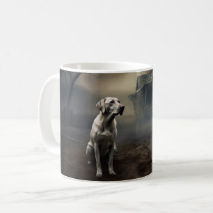 Labrador Halloween Scary Coffee Mug