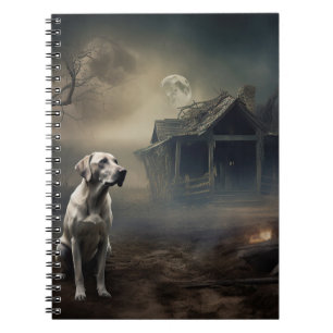 Labrador Halloween Scary Notebook