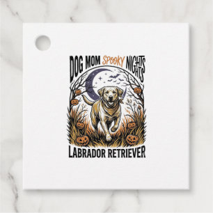 Labrador Halloween Shirt Vintage Dog Mum Graphic_1 Favour Tags