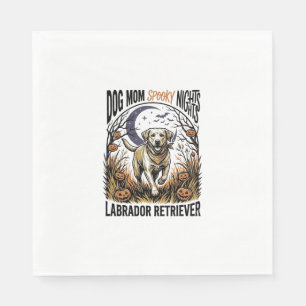 Labrador Halloween Shirt Vintage Dog Mum Graphic_1 Napkin