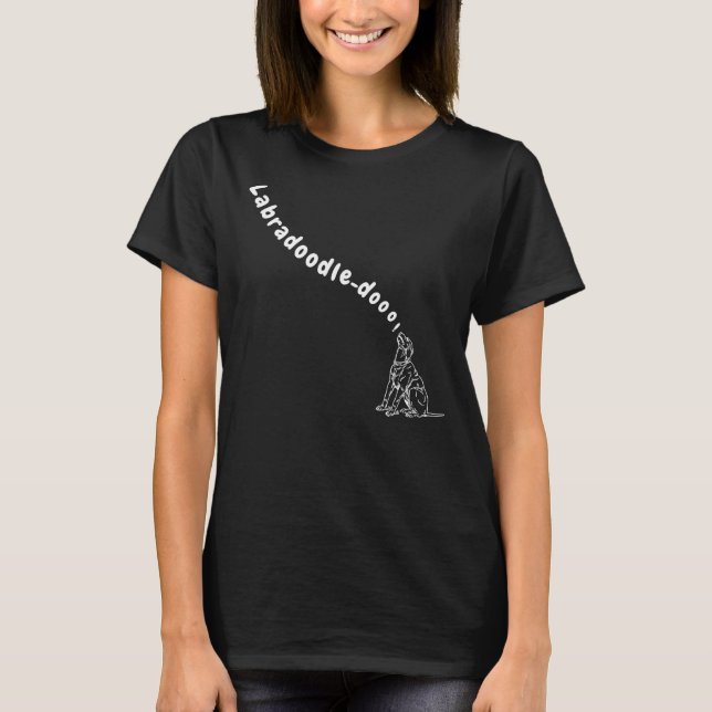 Labrador Howl T-Shirt (Front)