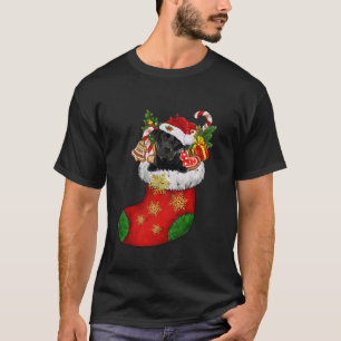 Labrador In Sock Christmas Santa Hat Xmas Dog Love T-Shirt