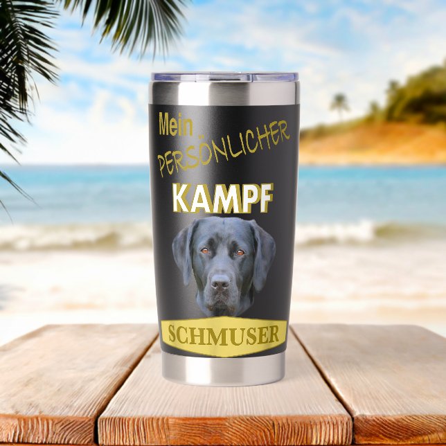 Labrador Labrador Dog Labrador Insulated Tumbler (Beach (Rotated))