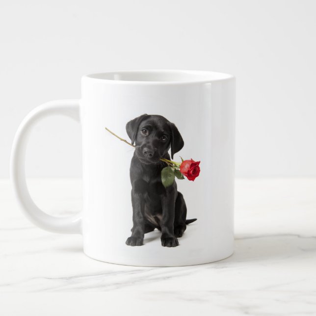 Labrador Love Large Coffee Mug (Left)