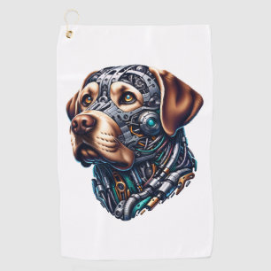 Labrador Lover Android Inspired Art Golf Towel