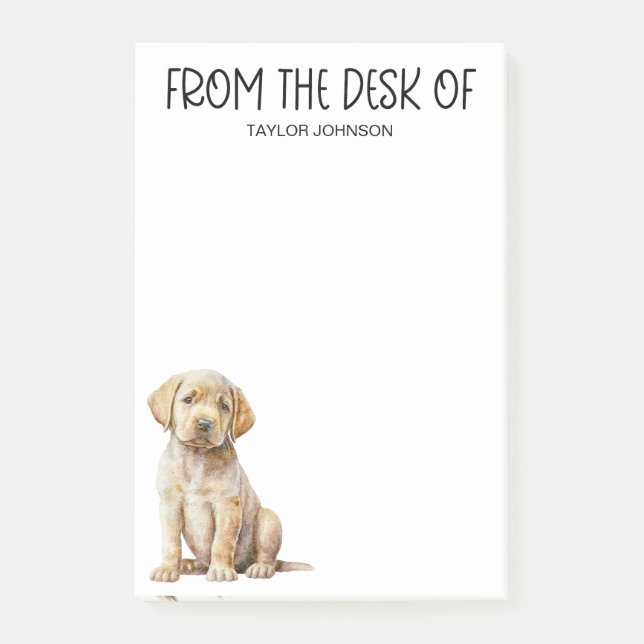 Labrador Lover Post-it Notes (Front)