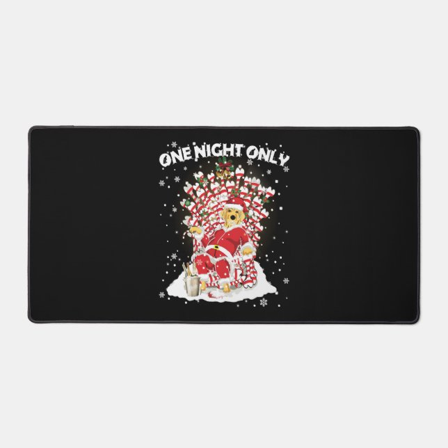 Labrador Lovers Christmas Dog Funny T Shirt Desk Mat (Front)