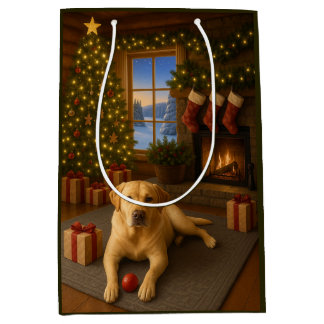 Labrador medium gift bag