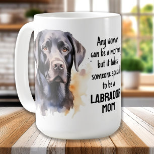 Labrador Mum - Black Lab Dog Lover - Mothers Day Coffee Mug