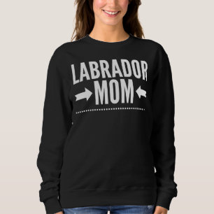 Labrador Mum Fitted Scoop Sweatshirt