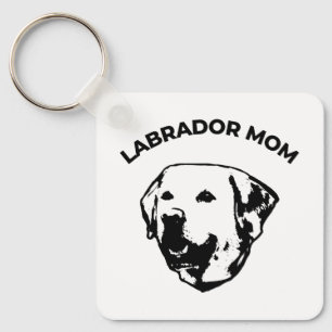 Labrador Mum Key Ring