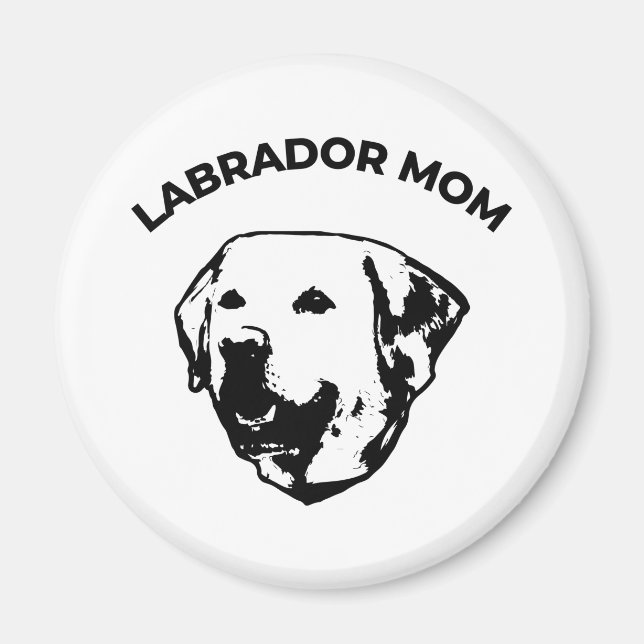 Labrador Mum  Magnet (Front)