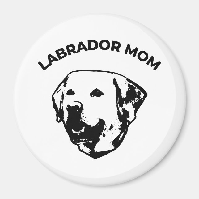 Labrador Mum  Magnet (Front)