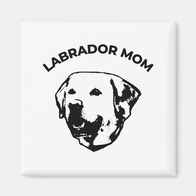 Labrador Mum   Magnet (Front)