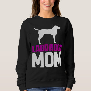 Labrador Mum Pink Sweatshirt