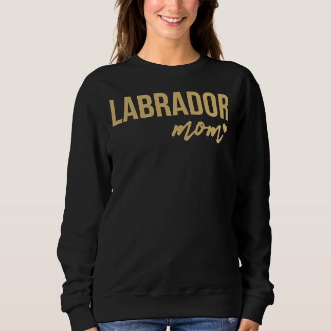 Labrador Mum Scoop Sweatshirt (Front)