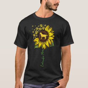 Labrador Mum Sunflower Labrador Retriever Gifts Do T-Shirt