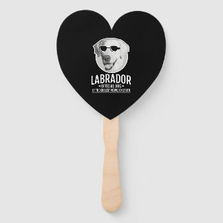 Labrador Official Dog Of The Coolest People Hand Fan