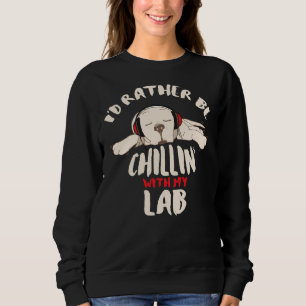 Labrador Pajamas Labrador Retriever Fitted Scoop Sweatshirt