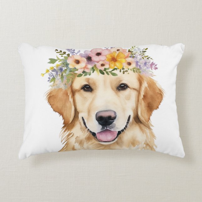 Labrador Princess Decorative Cushion (Front)