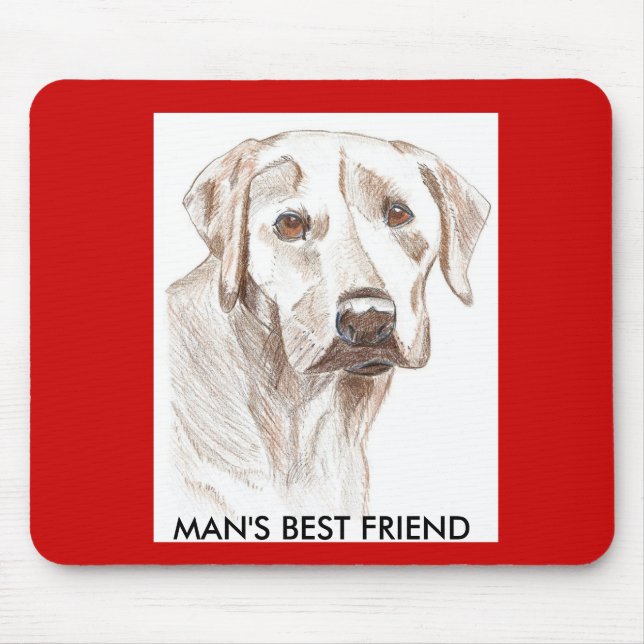 Labrador Puppy Lovers mousepad (Front)