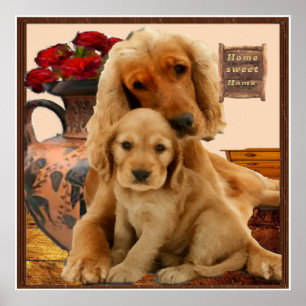 Labrador puppy poster