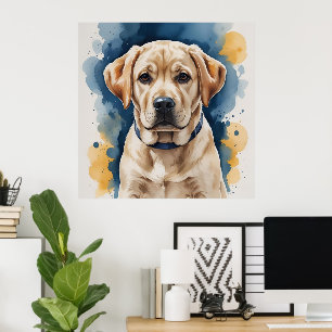 Labrador Puppy Poster Wall Art