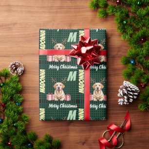 Labrador Reindeer Wrapping Paper