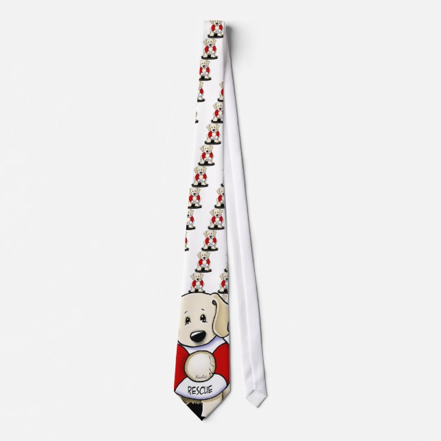 Labrador Rescue Neck Tie (Front)