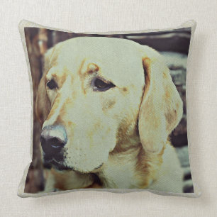 Labrador Retreiver Dog Tapestry Effect Big Cushion