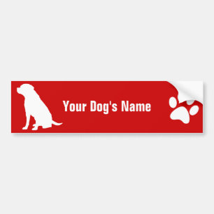 Labrador Retriever ラブラドール・レトリーバー Bumper Sticker