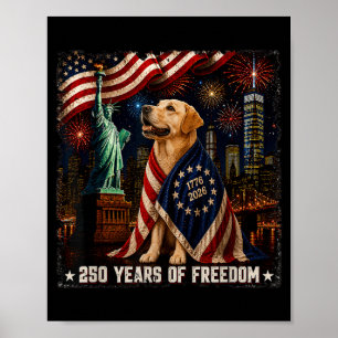 Labrador Retriever 250 Years Of Dom 250th Poster