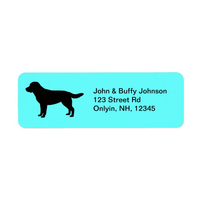 Labrador Retriever Address Labels (Front)