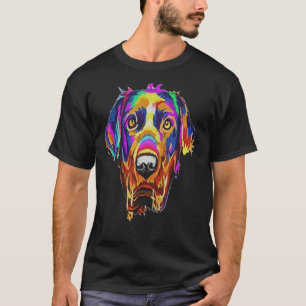 Labrador Retriever Animals Beautiful Colour Splash T-Shirt