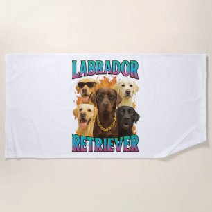 Labrador Retriever Beach Towel