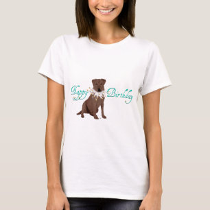 Labrador Retriever Birthday Greetings T-Shirt