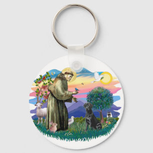 Labrador Retriever (black) Key Ring