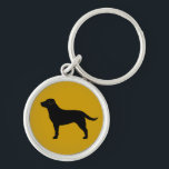 Labrador Retriever (Black) Key Ring<br><div class="desc"></div>