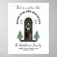 Labrador Retriever Black Lab Home for the Holidays