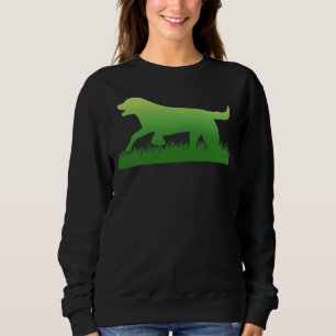 Labrador Retriever Black Lab Print Sweatshirt