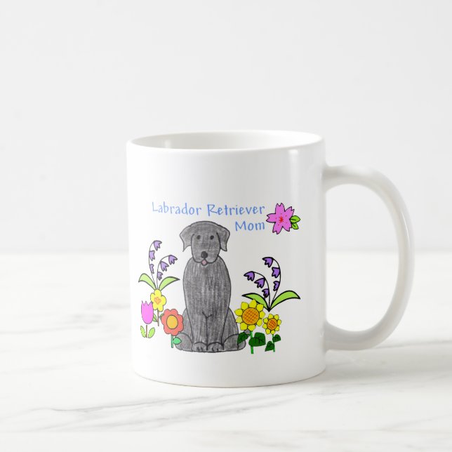 Labrador Retriever Black Mum Mug (Right)