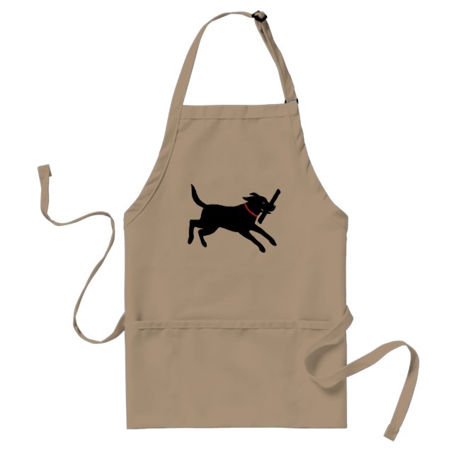 Labrador Retriever (Black) Standard Apron (Front)