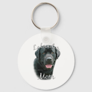 Labrador Retriever (blk) Mum 2 Key Ring