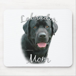 Labrador Retriever (blk) Mum 2 Mouse Pad