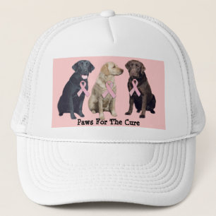 Labrador Retriever Breast Cancer Hat