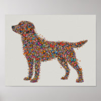 Labrador Retriever Butterfly Silhouette Dog Lover