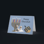 Labrador Retriever  Chanukah Card Menorah Dreidel<br><div class="desc">Remembering family and friends during the Chanukah season is a wonderful way to keep in touch with the people you love and care about. I created these dog Chanukah cards with love and care and I am sure anyone who loves dogs will be delighted to receive them. You do have...</div>