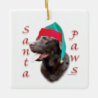 Labrador Retriever (choc) Santa Paws